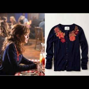 Anthropologie Tabitha Posey Patch Cardigan